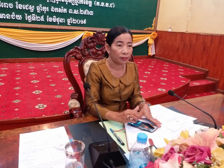 លោកជំទាវ ប៉ុក ណា​ឌី ចូលរួម​បើក​កិច្ចប្រជុំ​បូក​សរុប​ប្រចាំត្រីមាស​ទី​១​ខែ​ឧសភា​ក្នុង​ការប្រយុទ្ធប្រឆាំង​អំពើ​ជួញដូរ​មនុស្ស​ថ្នាក់​ខេត្ត​