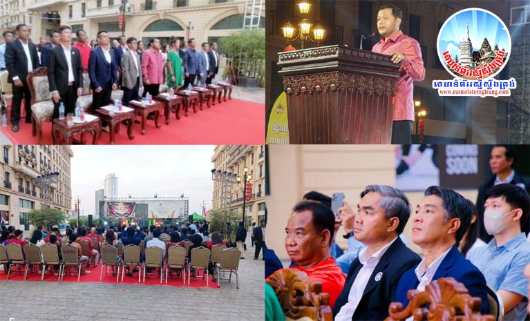 ឯកឧត្តម បណ្ឌិត ជា ដែន  អញ្ជើញ​ចូលរួម​ពិធី​សម្ពោធ​ផ្សារ​រាត្រី​(​ខាល់​ឆឺ​រ៉ា​បេ​)​នៅ​មជ្ឈមណ្ឌល​ពាណិជ្ជកម្ម ទីក្រុង​កោះ​ពេជ្រ​