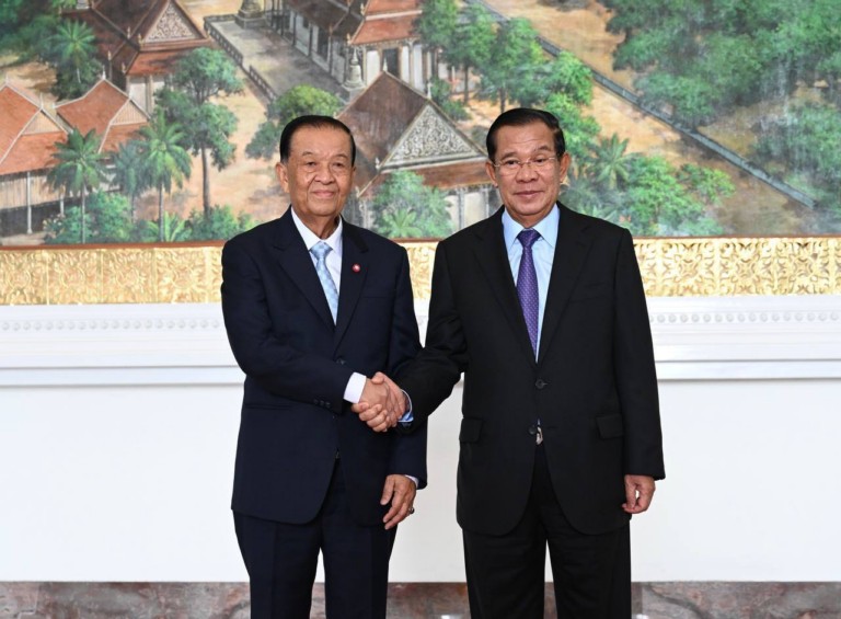 ​សម្ដេច​តេជោ ហ៊ុន សែន អញ្ជើញ​ជួបពិភាក្សា​ការងារ​ជាមួយ ឯកឧត្តម Wan Muhamad Noor Matha ប្រធានរដ្ឋសភា​នៃ​ព្រះរាជាណាចក្រ​ថៃ​