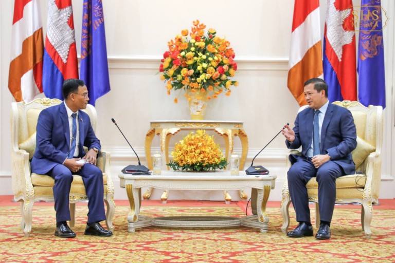 ​សម្តេច​ធិបតី ហ៊ុន ម៉ា​ណែ​ត អនុញ្ញាត​ឱ្យ ឯកឧត្ដម Kyaw Soe Min ឯកអគ្គរដ្ឋទូត​នៃ​សាធារណរដ្ឋ​សហភាព​មី​យ៉ាន់​ម៉ា ចូលជួប​សម្តែង​ការគួរសម និង​ពិភាក្សា​ការងារ