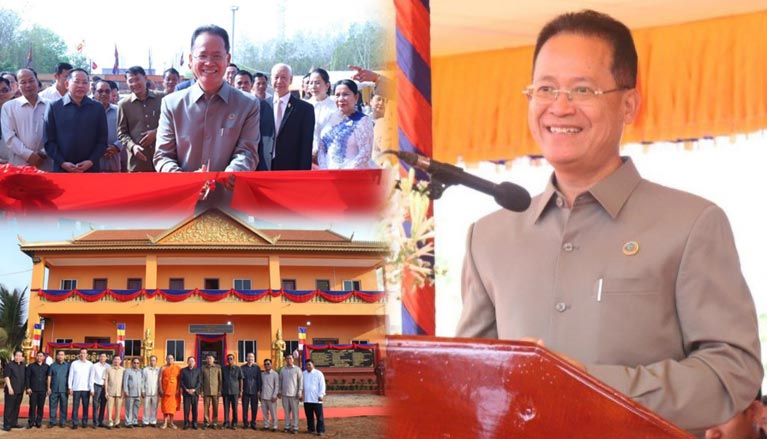 ឯកឧត្តម​បណ្ឌិត អ៊ាង សុផល្លែត អញ្ជើញ​សម្ពោធ​ឆ្លង​មហា​កុដិ និង​សមិទ្ធផល​នានា ក្នុង​វត្ត​តេជ​សុវណ្ណ​ភូមិ នៅ​ទី​រួម​ខេត្ត​ត្បូងឃ្មុំ​