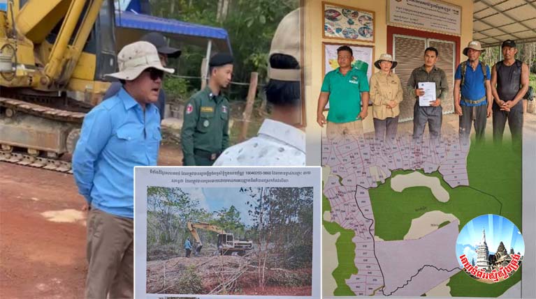 លោក ឆាយ សុគន្ធ​ដា អភិបាលស្រុក​កំពង់សីលា និង​បក្ខពួក រង​ការចោទប្រកាន់​ពី​គណៈកម្មការ​សហគមន៍​ព្រៃឈើ​អ្នកតា​ថ្ម​ព្រង់ ថា​បាន​ធ្វើ​ប្លង់​គ្រប​លើ​ដី​ព្រៃ​សហគមន៍​ជាច្រើន ហិកតា ធ្វើជា​កម្មសិទ្ធិ​ផ្ទាល់ខ្លួន​