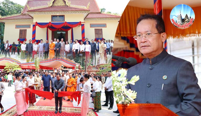 ឯកឧត្តម បណ្ឌិត អ៊ាង សុផល្លែត អញ្ជើញ​ជា​អធិបតី​ក្នុង​ពិធីបុណ្យ​សម្ពោធ​ឆ្លង​កុដ្ឋ ពុទ្ធា​ភិ​សេក និង​សមិទ្ធផល​នានា នៅ​វត្ត​គគីរ ក្នុង​ឃុំ​ព្រែក​អា​ជី ស្រុក​ក្រូចឆ្មារ ខេត្ត​ត្បូងឃ្មុំ​