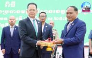 ពិធី​ប្រកាស​ចូល​កាន់​មុខតំណែង​ប្រធាន​មន្ទីរ​បរិស្ថាន​ខេត្ត​ស្វាយរៀង​